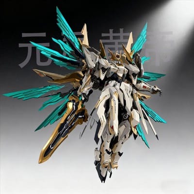Yuyi Hall Gs-Toys Empereur Jaune de l'Assemblée de l'Esprit Primordial Figurine Kit Figurine Articulée Mécha Jouet Ornement Collectionnable blue
