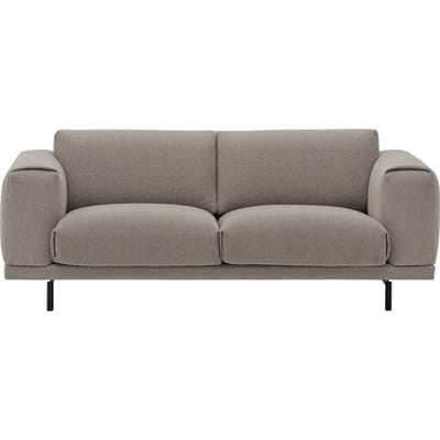 Muuto Rest 2-zitsbank - Hearth 6 - Zwart