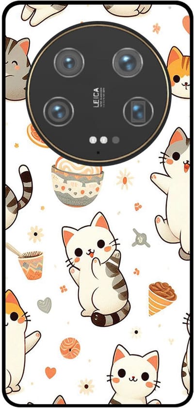 Smartphonica Telefoonhoesje Geschikt voor Xiaomi 13 Ultra met katten opdruk - TPU backcover case cat design geschikt voor Xiaomi 13 Ultra