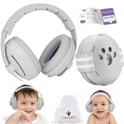 Comfortabele Oorkappen voor Baby's en Peuters tot 4 Jaar - Geluidsisolatie, Bescherming tegen Gehoorschade en Betere Slaap