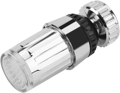 Cocoplus - 360° draaibare kraansproeier - LED-verlicht mondstuk - badkamerkranen - kleurvarianten - waterbesparend - geschikt voor diverse kranen - drie kleuren led