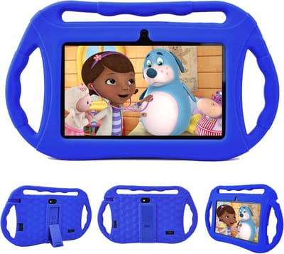 MKSS® Kindertablet Vanaf 3 Jaar - Tablet Kinderen - Kinderspeelgoed - Blauw