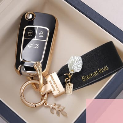Étui de Clé de Voiture en TPU pour Chevrolet Cruze Trax Lova Malibu Buick Opel Astra Corsa Adam S Antara Meriva Zafira Insignia Gtc Accessoire black