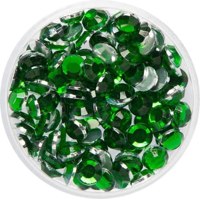 Eulenspiegel - Schmink - Face Jewels Glitter Steentjes - Carnaval - kleur: Smaragd