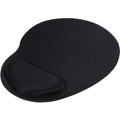 Muismat Comfortabele muismat met polssteun voor pc-laptop Roze zwart