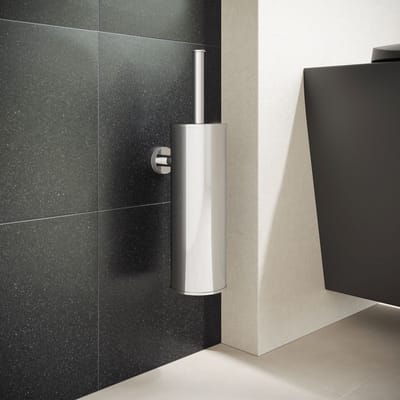 Hotbath Cobber X toiletborstelset wandmodel 34 x 8,2 x 12,2 cm, chroom