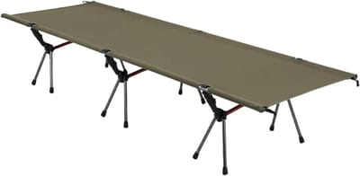 Camping Bed - Opklapbed Buiten - Kamperen en Reizen - Lichtgewicht en Draagbaar - Niet gespecificeerd - Donkergroen
