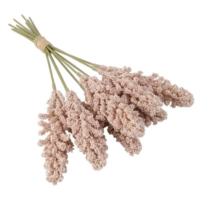 Zalm roze kunstbloemen lavendel takken set van 6 stuks kunstbloemen decoratie voor vaas tafel interieur bruiloft bloemstuk
