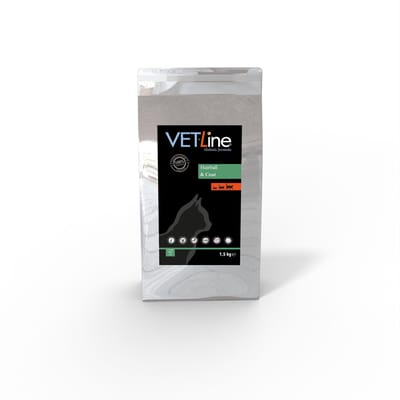 Vetline - Katten brokken - Haarbal en Vacht - 3 kg - Zalm