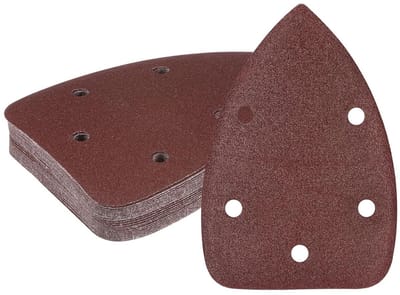 EGoods - Schuurpapier Driehoekige Schuurmachine Muis - Korrel 120 - Schuurpapier Vellen - Houten Meubels Polijsten - 25 Stuks