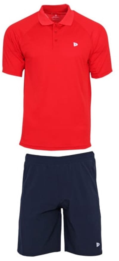 Donnay - Multi Sportset Zac - Trainingsset - Navy/Poppy-red (729) - maat S