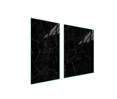 TMK ArtDeko - Marmer Snijplank - 90x52 cm - Hartglas - Beschermpaneel
