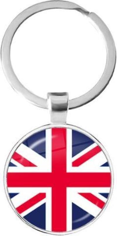 Sleutelhanger Verening Koninkrijk - geschenk – gift – cadeau – kado – verjaardag – verassing – feestdag – versiering - Engeland - Londen - Schotland - Wales - Noord-Ierland - Glasgow - Belfast