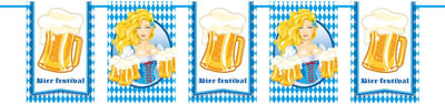 Folat - Oktober bier festival bierpullen vlaggenlijn - 10 meter