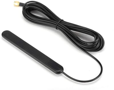 Dailygoods- Autoradio-antenne DAB/DAB+ - 5 M Kabellengte - SMA-connector - Zelfklevende Montage - Brede Ontvangst - Sterke Ontvangst - Radioantenne