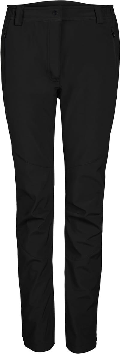 Killtec KOW 34 Women Softshell Pant - Outdoorbroek - Gevoerd - Zwart - Maat 46