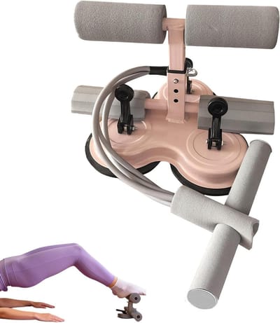 Buikspiertrainer - Buiktrainer Core Trainer - Buikspieren Trainen - Robuuste Stalen Constructie - 1.09 kg - Zwart
