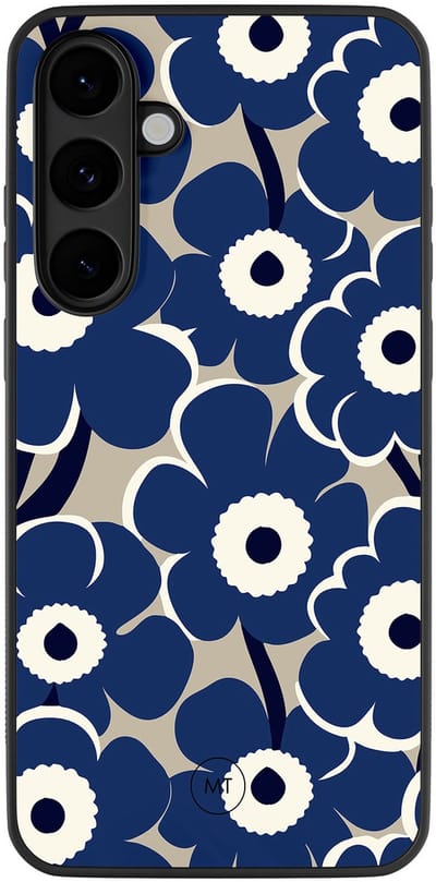 Hoesje geschikt voor Samsung Galaxy S25 FE - Abstract bloom - TPU Hard Case Backcover - Multi - Mooie Telefoonhoesjes