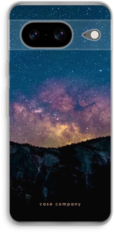 Case Company® - Hoesje geschikt voor Google Pixel 8 hoesje - Travel to space - Soft Cover Telefoonhoesje - Bescherming aan alle Kanten en Schermrand