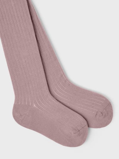NAME IT NKNPANTYHOSE RIB 2P NOOS Meisje Panty - Maat 98/104