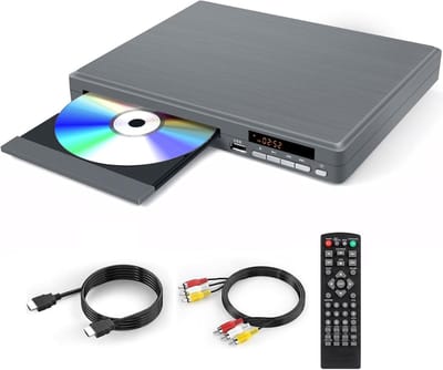 Regiovrije DVD Speler met HDMI, USB en 1080P Upscaling voor Televisie