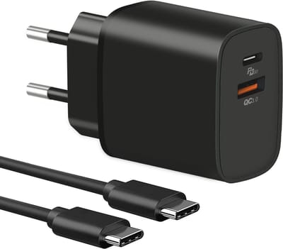 35w usb-C + usb-A Snellader + usb C naar usb C Oplader Kabel - 1 Meter - Lader Voor iP 15,Pro, Max, Plus