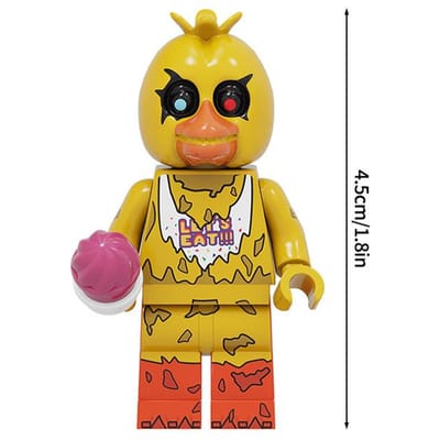 Mini Briques Bonnie Ornement Blocs d'assemblage Jeux Figurine Chica Foxy Ours Freddy Fazbear Jouet Accessoires Cadeaux de Fête