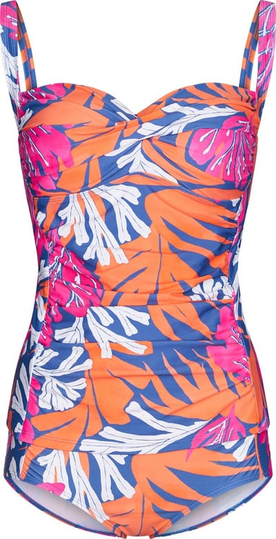 Dames Tankini Pastunette - Coral Flower - Corrigerend - Maat 38