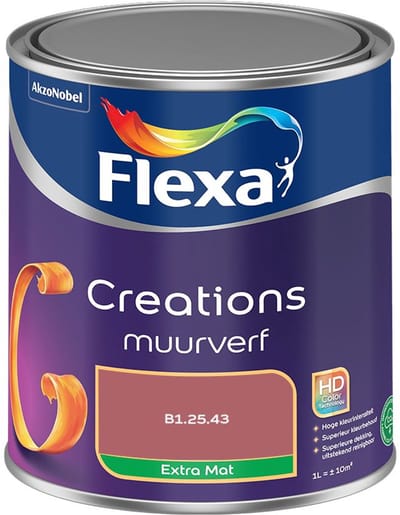 Flexa - Creations Muurverf Extra Mat - B1.25.43 - Mengverf - 1 L