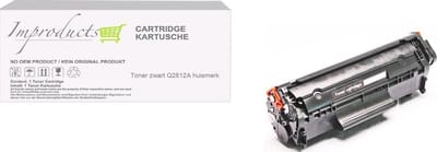 Improducts® Toner - Alternatief Hp 12A (Q2612A) toner zwart hoge inhoud