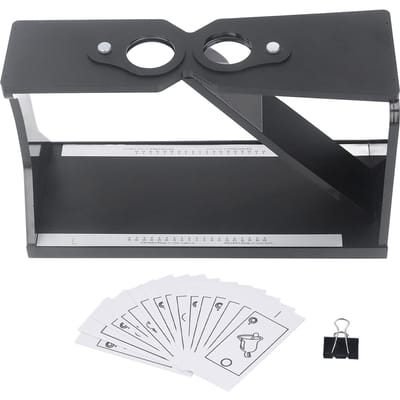 Oblique Stereoscoop Cheiroscopen Amblyopie Trainer Dubbele Zwarte Kolom Verstelbare Visuele Tester black