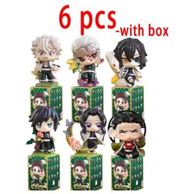 Heet MINISO Echt Bushiroad Palverse D emon Slayer: Kimetsu No Yaiba Anime Model Blind Box Vol.1 Ornament Speelgoed Cadeau