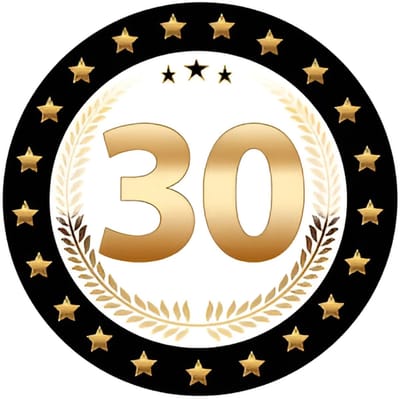 Bierviltjes 30 - 25x stuks - zwart/goud - luxe - verjaardag/jubilea - feestartikelen