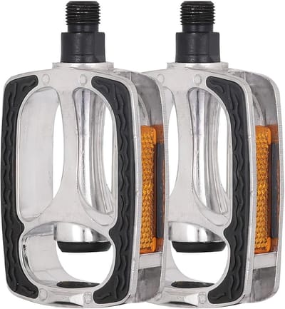 Aluminium Fietspedalen met Antislip en Reflecterende Strepen voor MTB en Trekking Fietsen, Geschikt voor Mountainbike en BMX