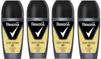 Rexona Deo Roller Men - Sport Defence - Voordeelverpakking 4 x 50 ml