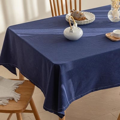 Zuiver Wit Linnen Katoen Tafelkleed Scandinavische INS Stijl Stof Foto Achtergrond voor Picknick Slaapkamer Dessert Tafelkleed Huisdecoratie 90x90cm