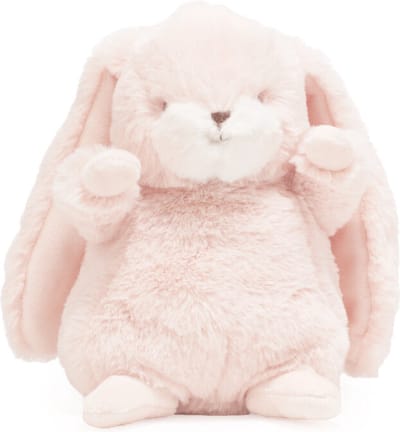 Bunnies By The Bay Nibble Konijn - Knuffeldier - Geborduurde details - 20 cm - Roze