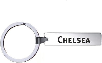 Sleutelhanger Met Naam - Chelsea - RVS