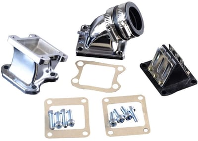 Dailygoody - 32mm Intake Manifold Adapter - Vervangingsset - Hoogwaardige kwaliteit - Voor 2-takt scooters - Verbetert brandstofefficiëntie - Geschikt