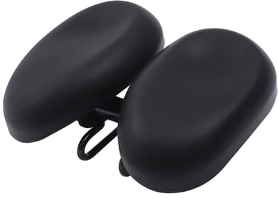 MakkelijkMooi Zadel zonder Neus - Fietszadel - Neusloos Ergonomisch Design - Extra Comfort & Drukverlichting - Rokzadel - Zwart