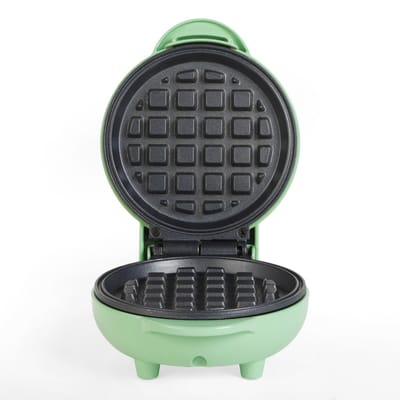 Giles & Posner Mini Waffle Maker – Antiaanbaklaag - 11,5 cm plaat