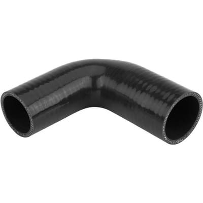 Auto 45mm 51mm 90 Graden Bocht Siliconen Verbindingsstuk Elleboog Slang black