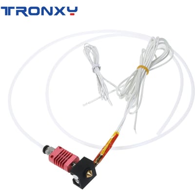 Tronxy 3D Upgrade Onderdelen Geassembleerde MK10 Extruder Hotend Kit met Aluminium Verwarmingsblok 0.4mm Nozzle veelkleurig