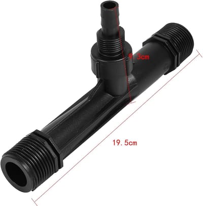 Fertilizer Injector voor Irrigatie - Geschikt voor 1/2", 3/4", 1" Pijpen - Plastic Drip Irrigation Kit voor Tuin en Gewasbeheer