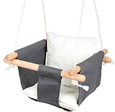 Houten Babyschommel Comfort met Verstelbare Touwen voor Binnen en Buiten