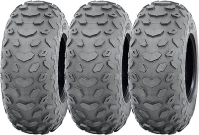 19x7.00-8 Quad-banden voor terreinvoertuigen Wanda P330, tubeless, met E-keur, goedgekeurd voor de openbare weg, 28J (set van 3)