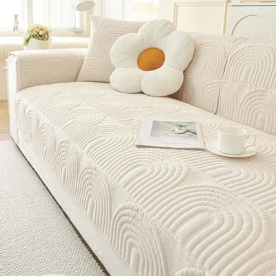 1PC Verdikken corduroy Bankhoezen Antislip Bankmat Winter Warm Bankhoezen voor Woonkamer L-vorm Hoekbank Handdoek huis 45x45cm pillowcase