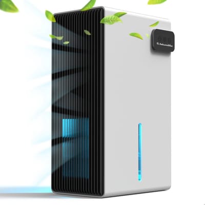 Luchtontvochtiger - Vochtvreter - Droge Lucht Creëren - Energiezuinig Werken - 2.5L Tank - Zwart