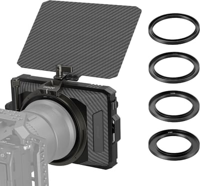 Mini Matte Box Lite met Top Flag en Filter Tray voor 67mm/72mm/77mm/82mm/95mm Lensen - Professionele Filmaccessoires voor Videoproductie en Fotografie
