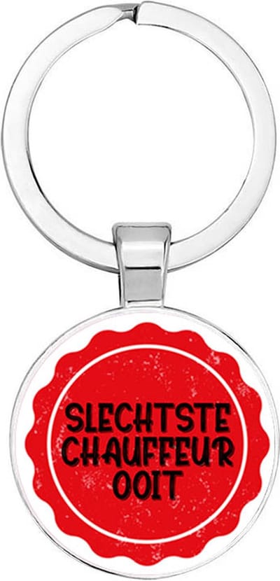 Akyol - Slechtste chauffeur Sleutelhanger - chauffeur - chauffeurs - werk - cadeau - verjaardag - kado - geschenk - gift - welkomst cadeau - afscheidscadeau - 2,5 x 2,5 CM